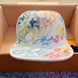NWTS Louis Vuitton *RARE* Multicolor Pastel Monogram Cap